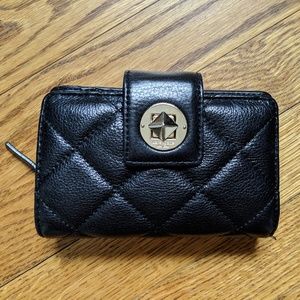 Kate Spade Black Quilted Wallet